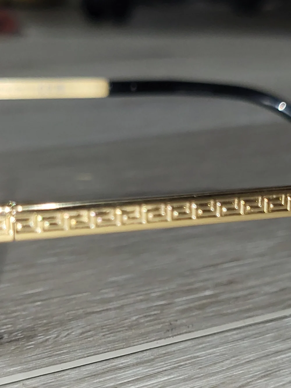 ✨️ Versace Men’s Custom Gold Aviator Sunglasses